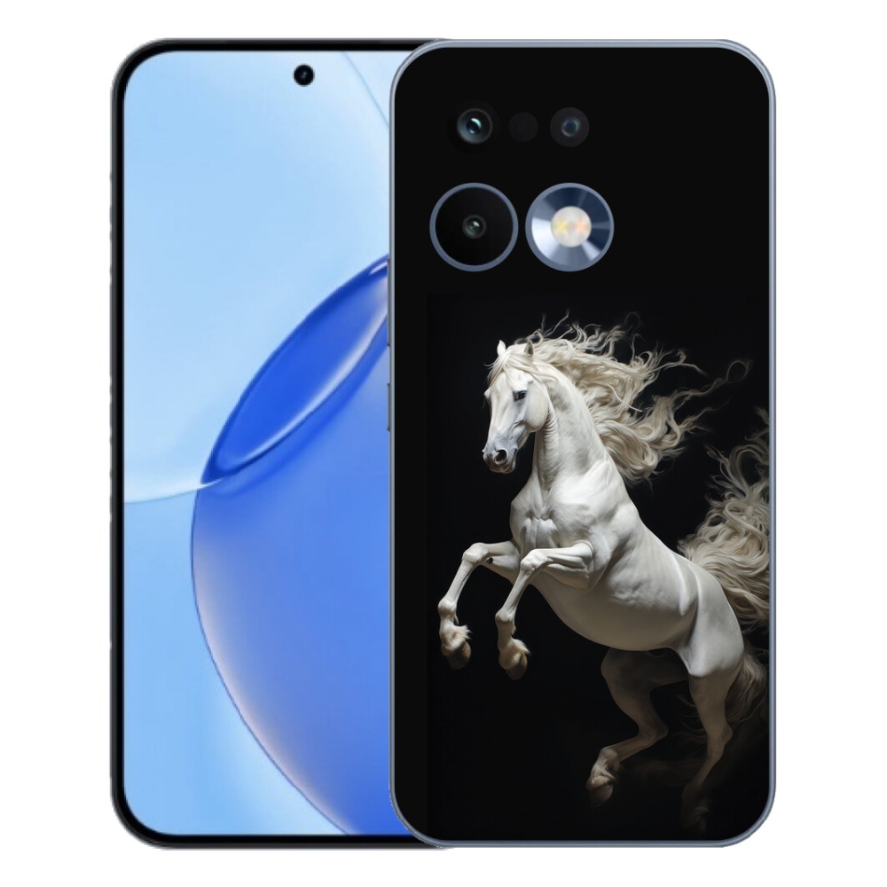 Gelový kryt mmCase na Realme 16 Pro - bílý kůň 4