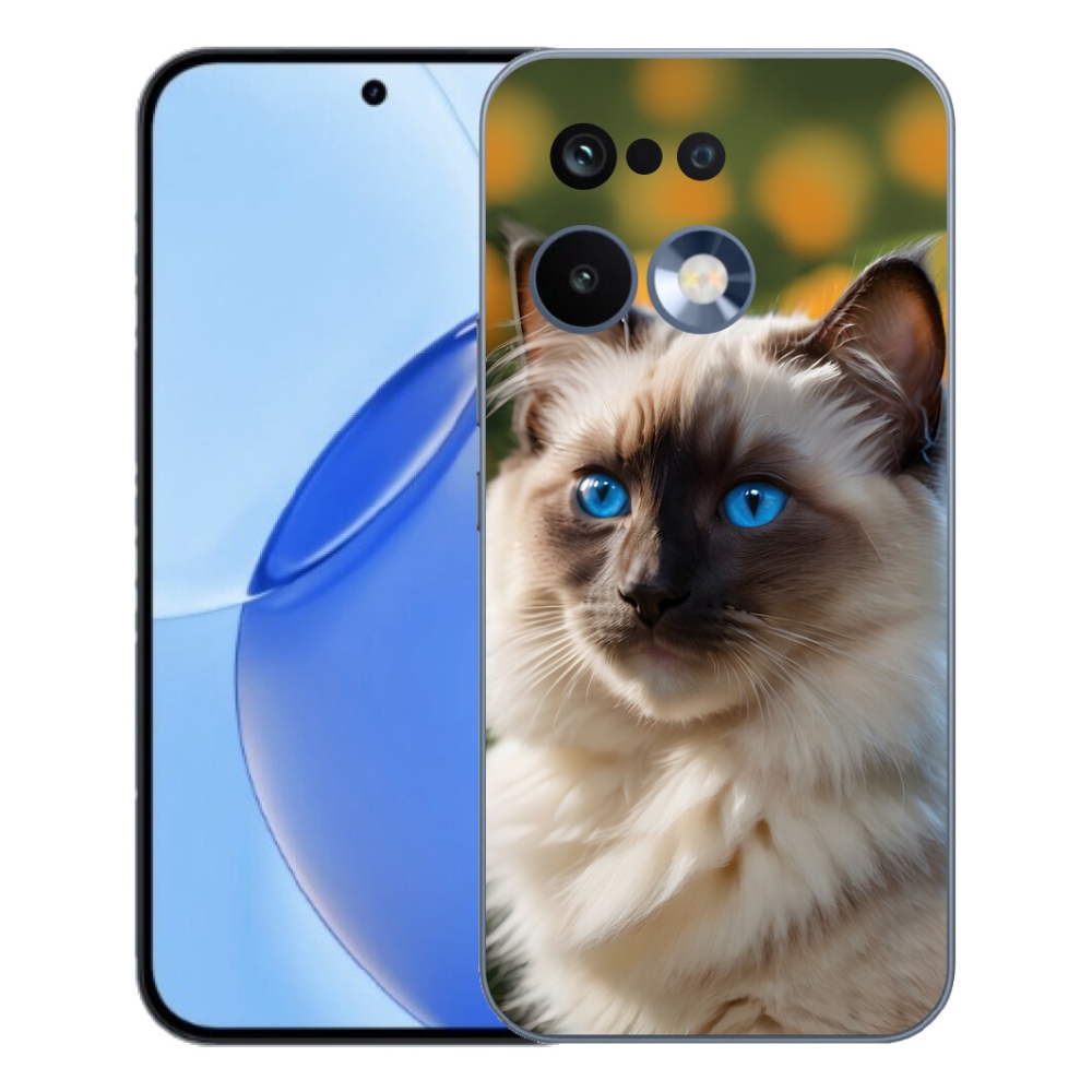 Gelový kryt mmCase na Realme 16 Pro - bílý ragdoll