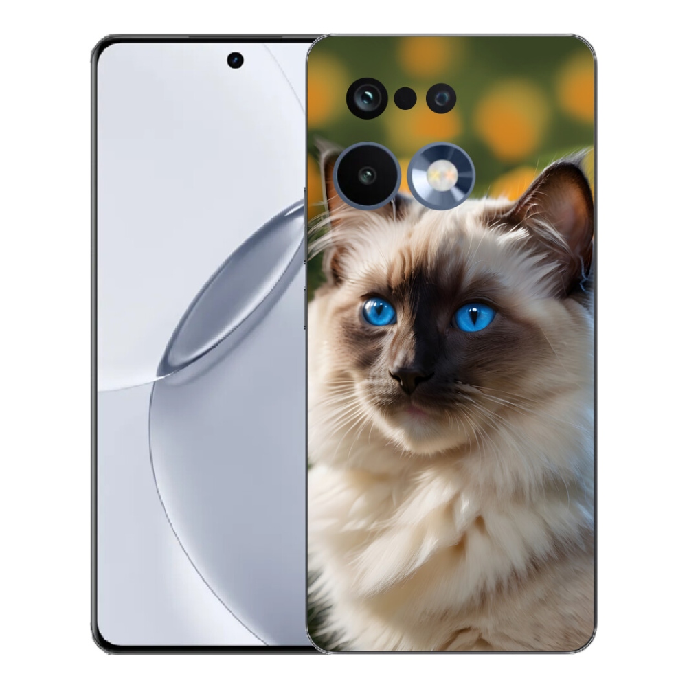 Gelový kryt mmCase na Realme 16 Pro+ - bílý ragdoll