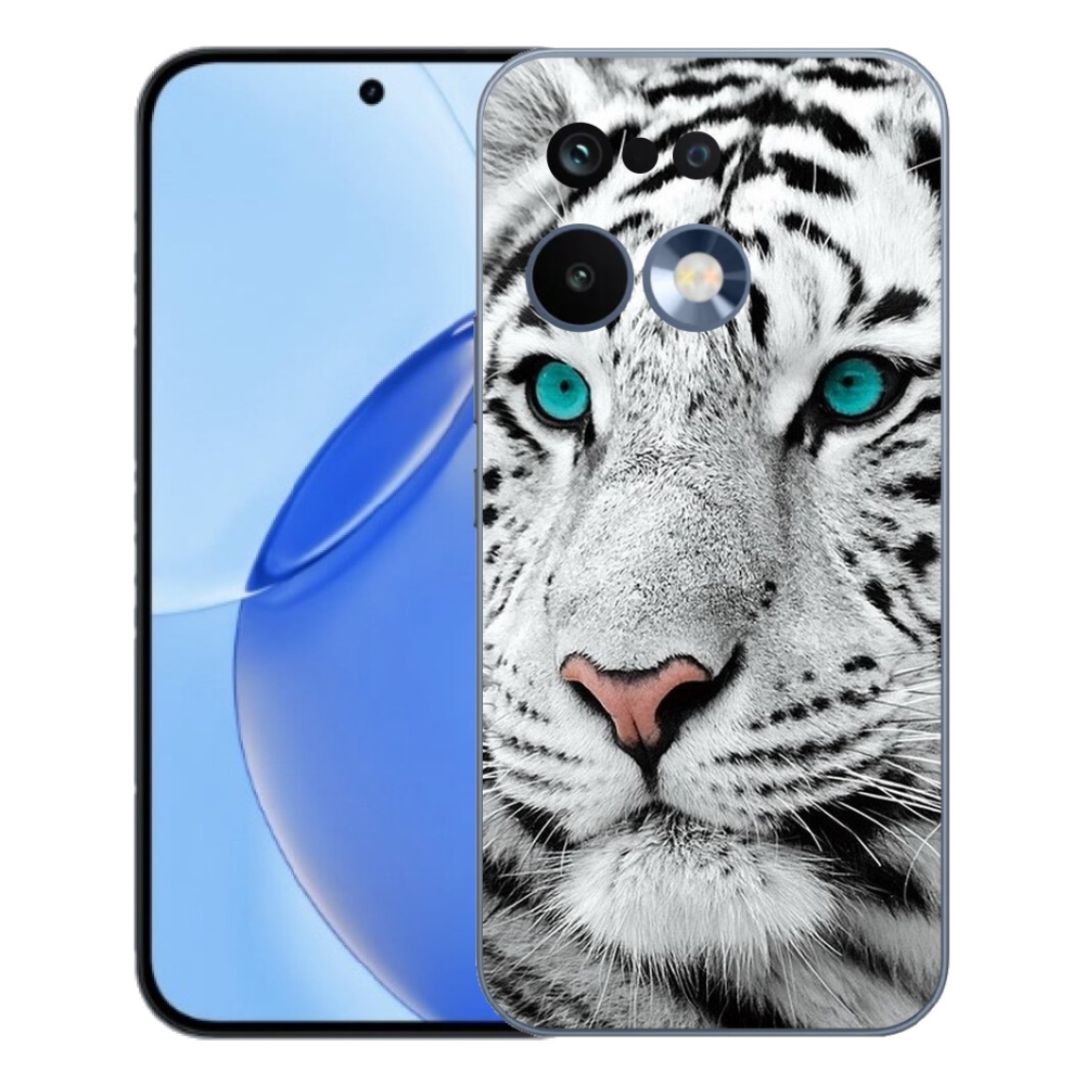 Gelový kryt mmCase na Realme 16 Pro - bílý tygr
