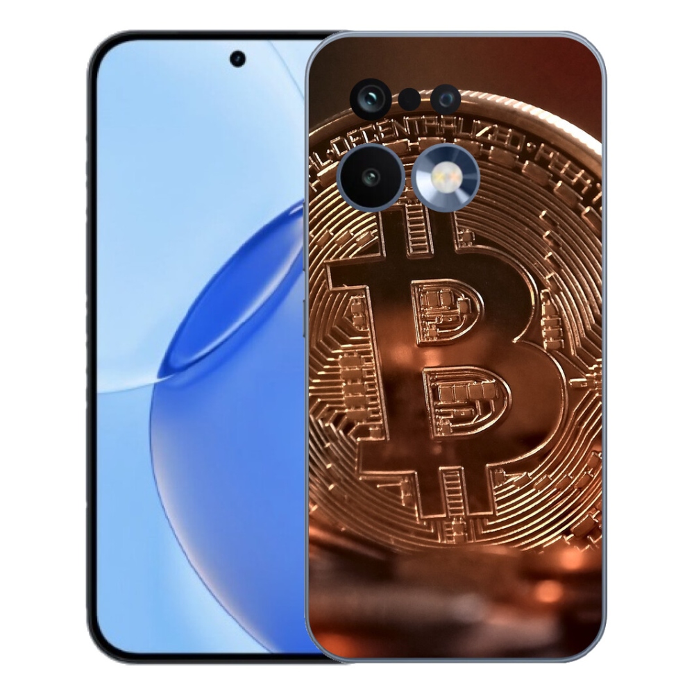 Gelový kryt mmCase na Realme 16 Pro - bitcoin