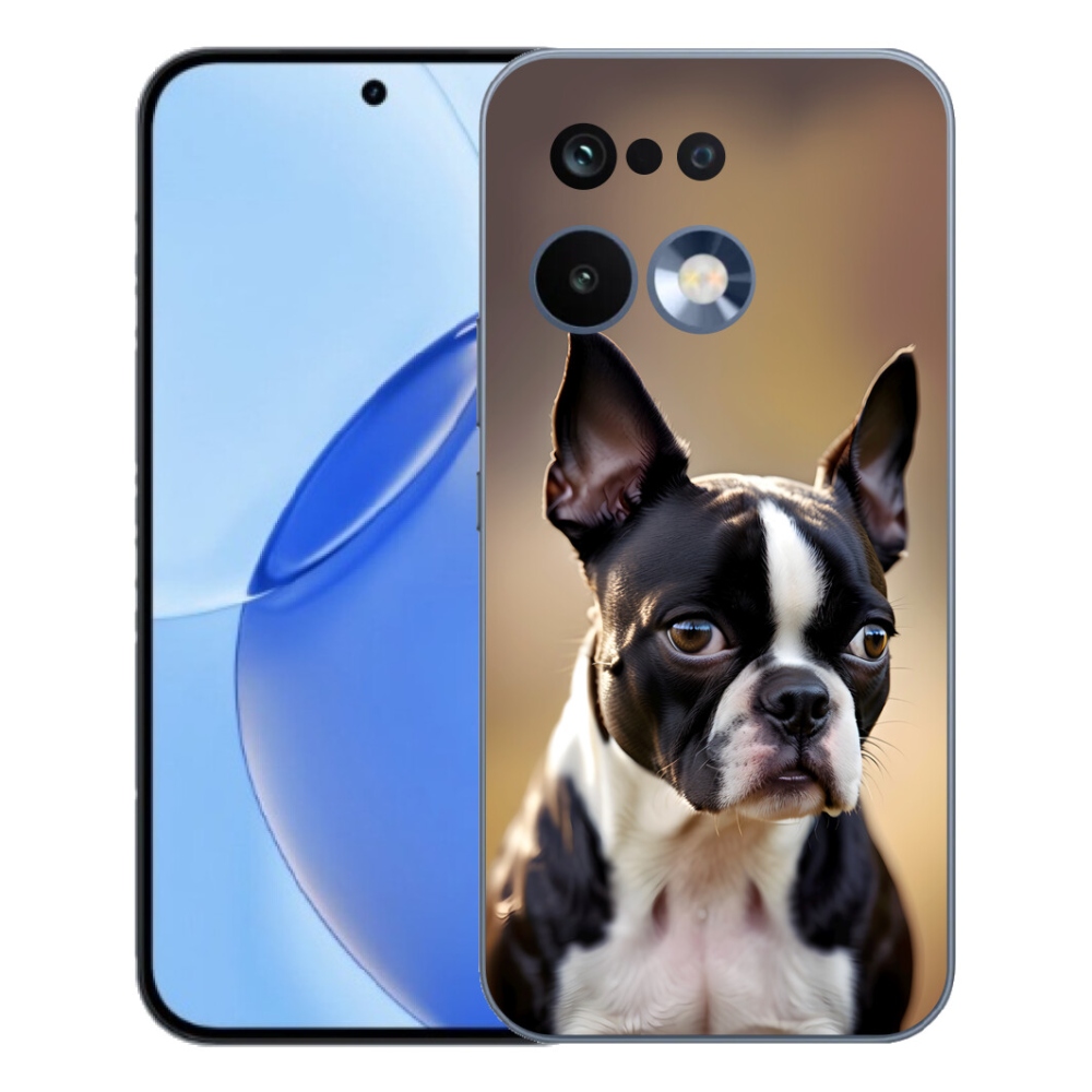Gelový kryt mmCase na Realme 16 Pro - bostonský teriér