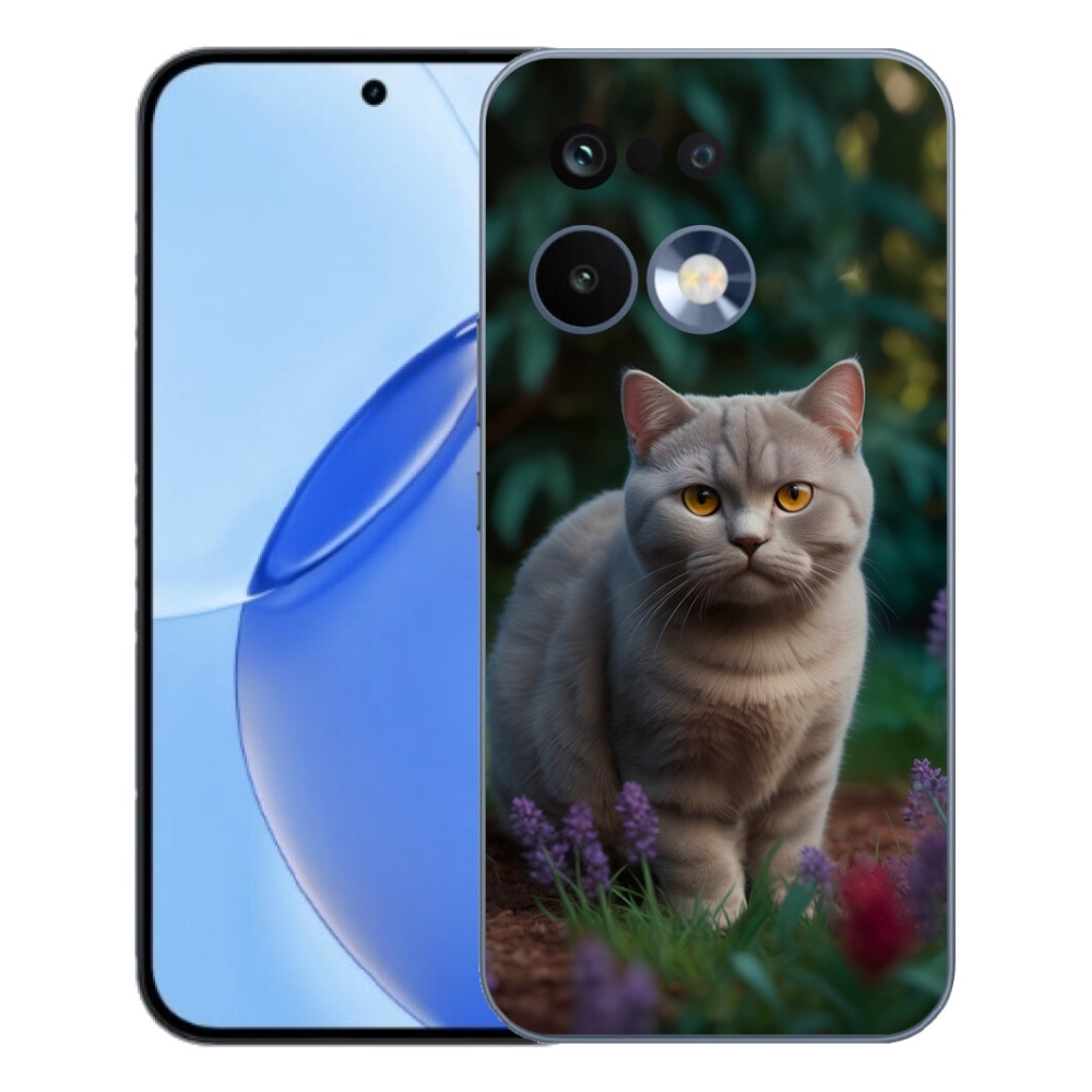 Gelový kryt mmCase na Realme 16 Pro - britská kočka