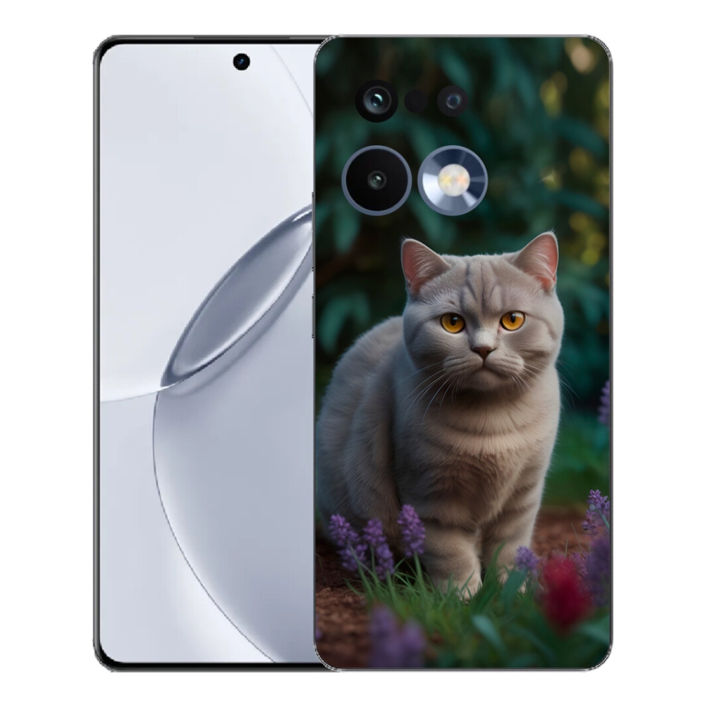 Gelový kryt mmCase na Realme 16 Pro+ - britská kočka