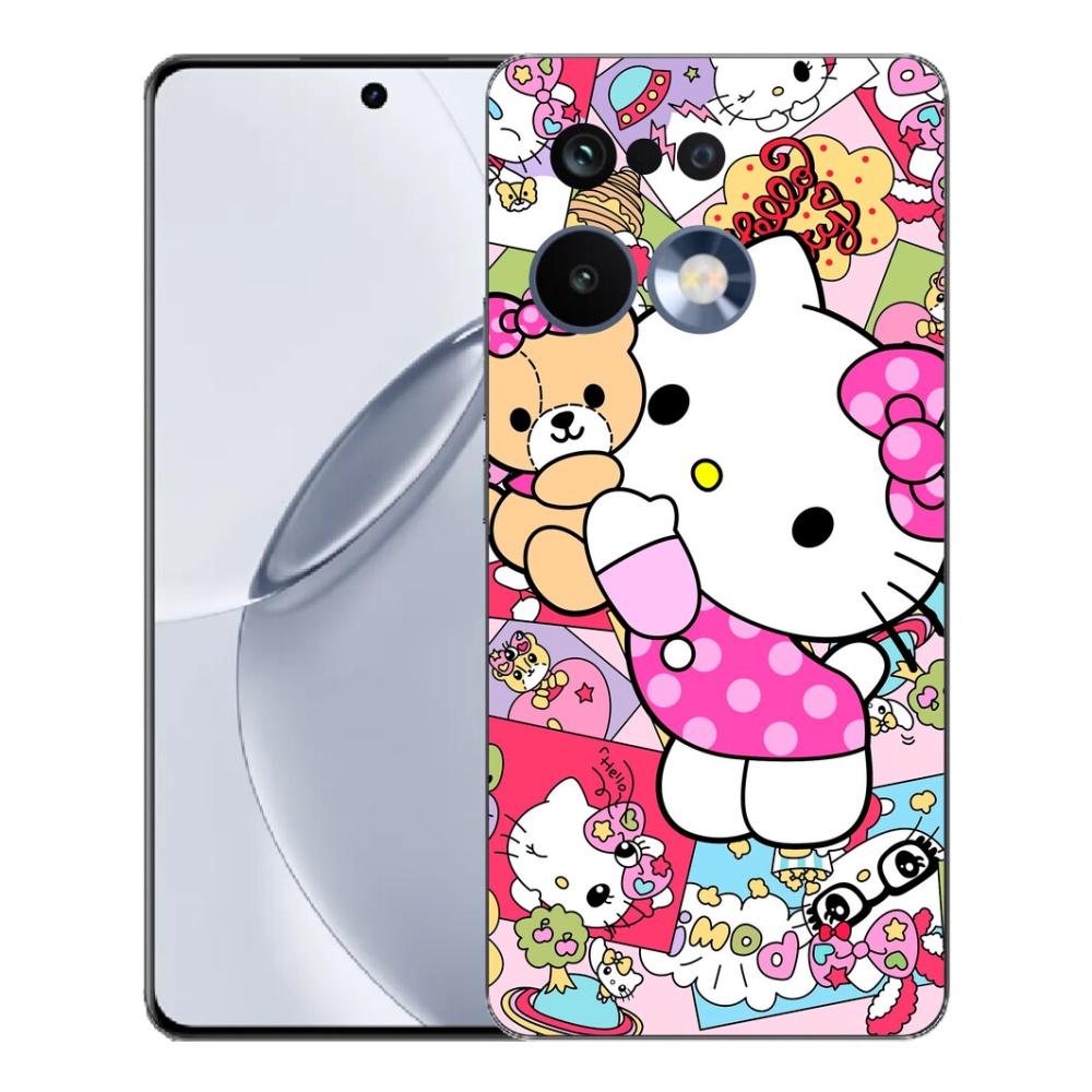 Gelový kryt mmCase na Realme 16 Pro+ - cute kitty