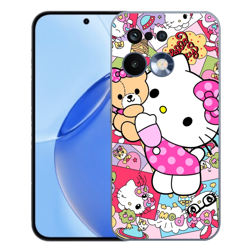 Gelový kryt mmCase na Realme 16 Pro - cute kitty
