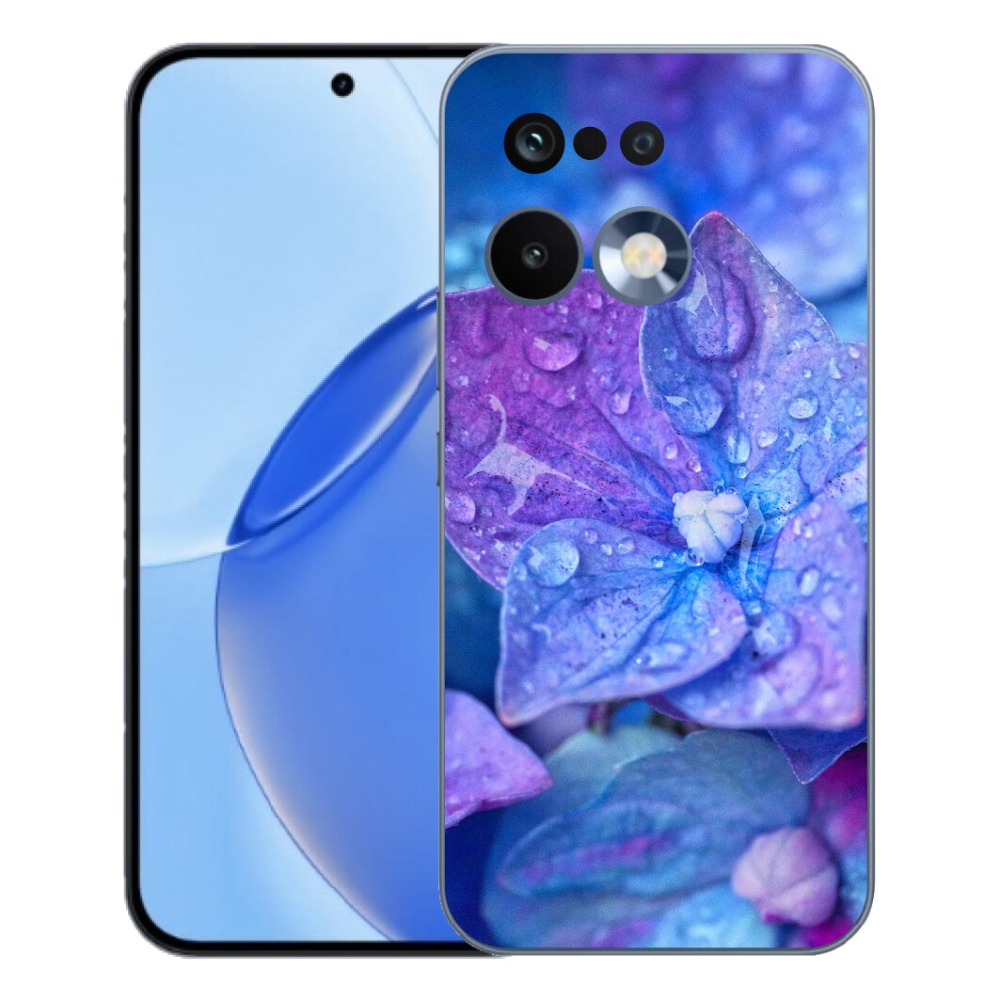Gelový kryt mmCase na Realme 16 Pro - fialový květ