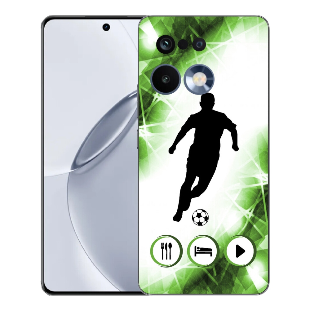 Gelový kryt mmCase na Realme 16 Pro+ - fotbalista