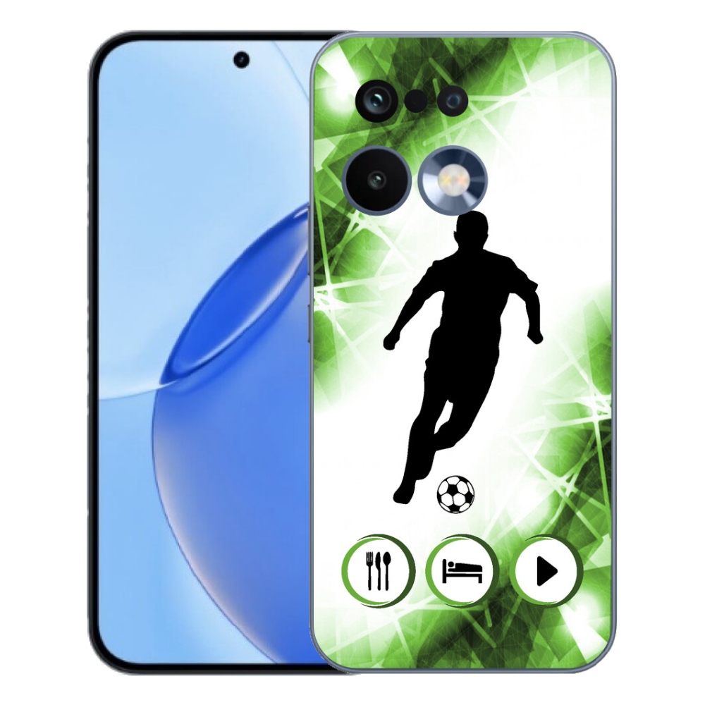 Gelový kryt mmCase na Realme 16 Pro - fotbalista