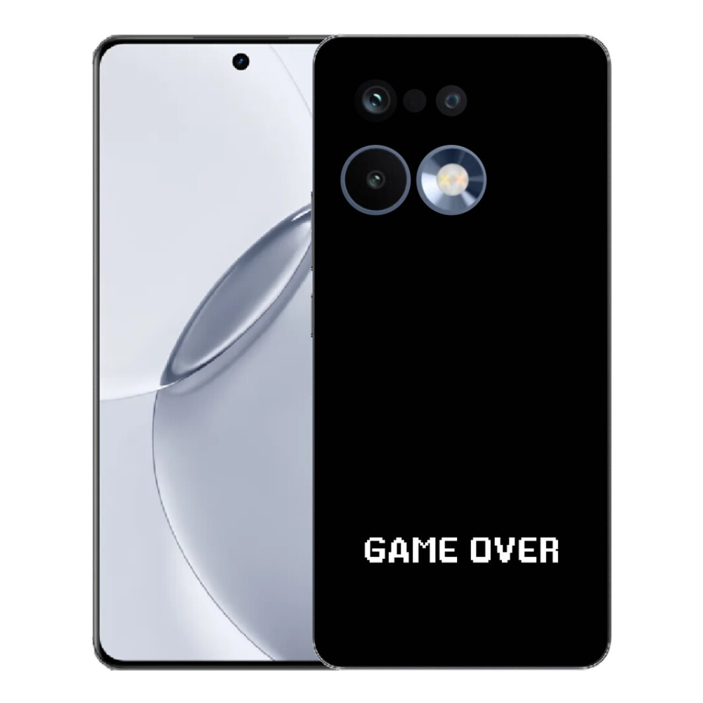 Gelový kryt mmCase na Realme 16 Pro+ - game over černé pozadí