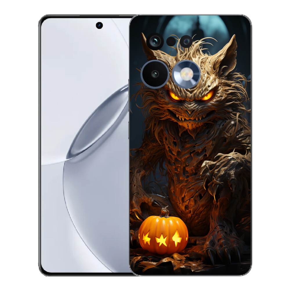 Gelový kryt mmCase na Realme 16 Pro+ - halloweenská příšera