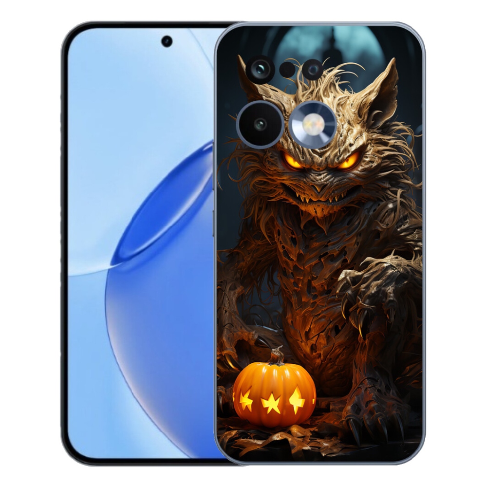 Gelový kryt mmCase na Realme 16 Pro - halloweenská příšera