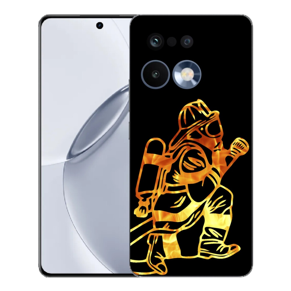 Gelový kryt mmCase na Realme 16 Pro+ - hasič 1