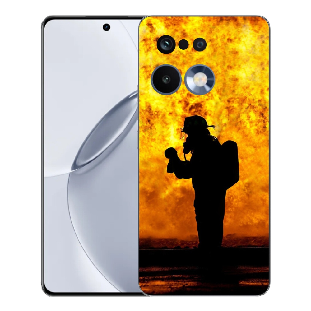Gelový kryt mmCase na Realme 16 Pro+ - hasič