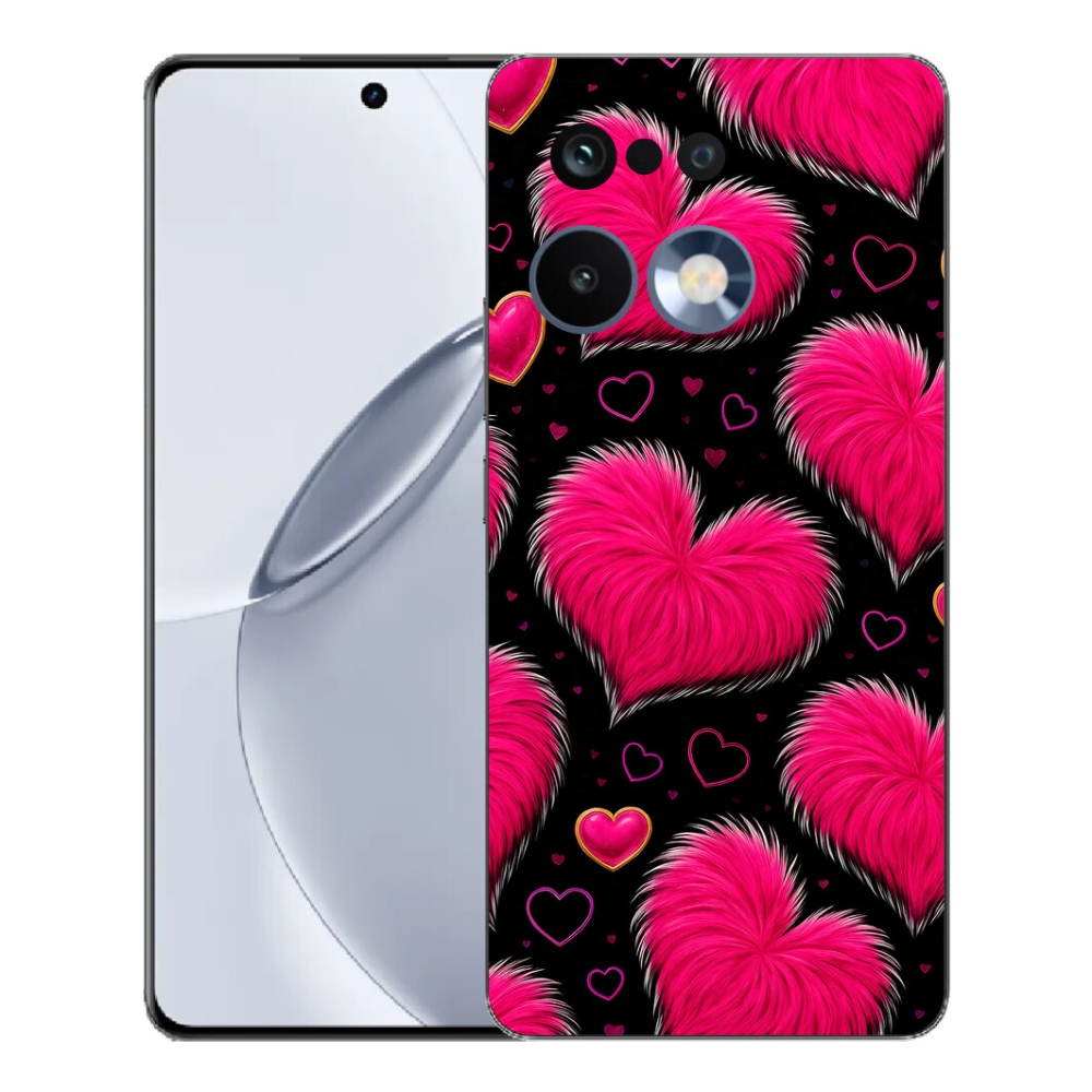 Gelový kryt mmCase na Realme 16 Pro+ - hebká srdce