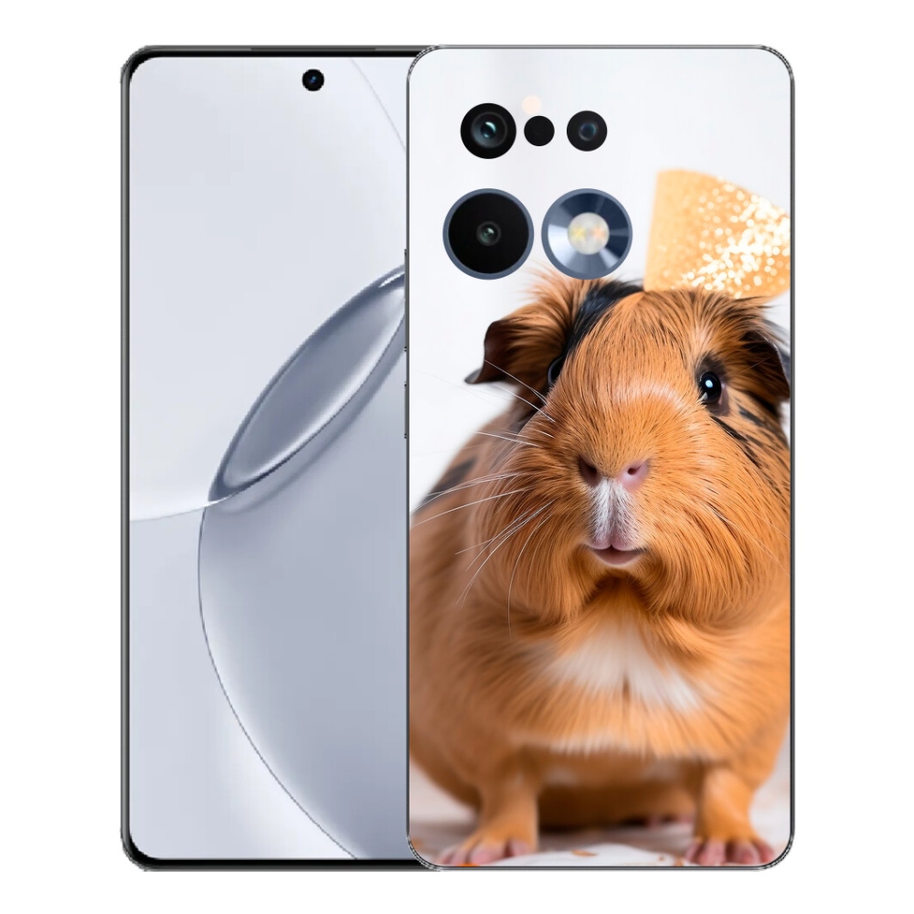 Gelový kryt mmCase na Realme 16 Pro+ - hnědé morče
