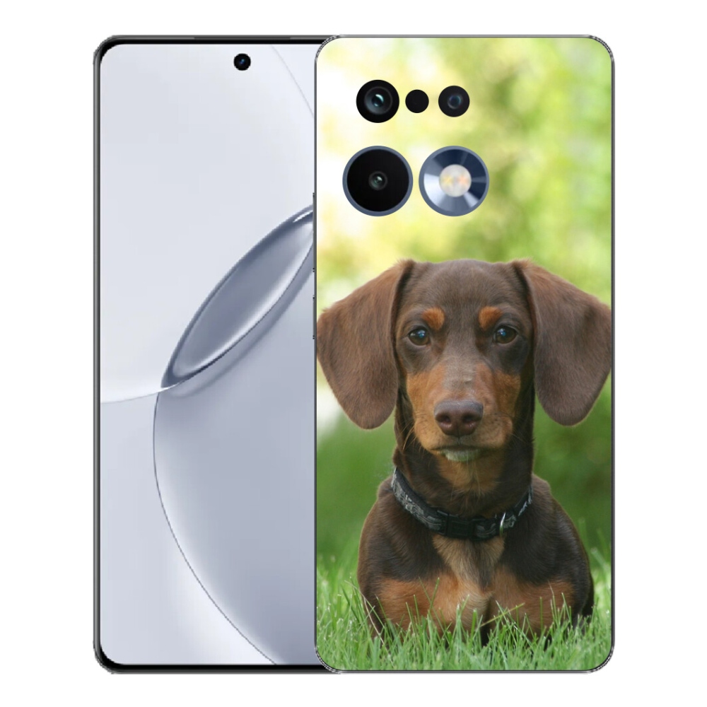 Gelový kryt mmCase na Realme 16 Pro+ - hnědý jezevčík