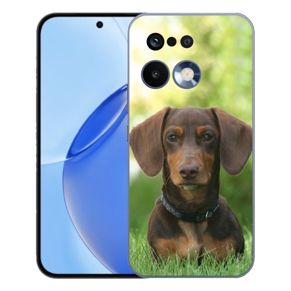 Gelový kryt mmCase na Realme 16 Pro - hnědý jezevčík