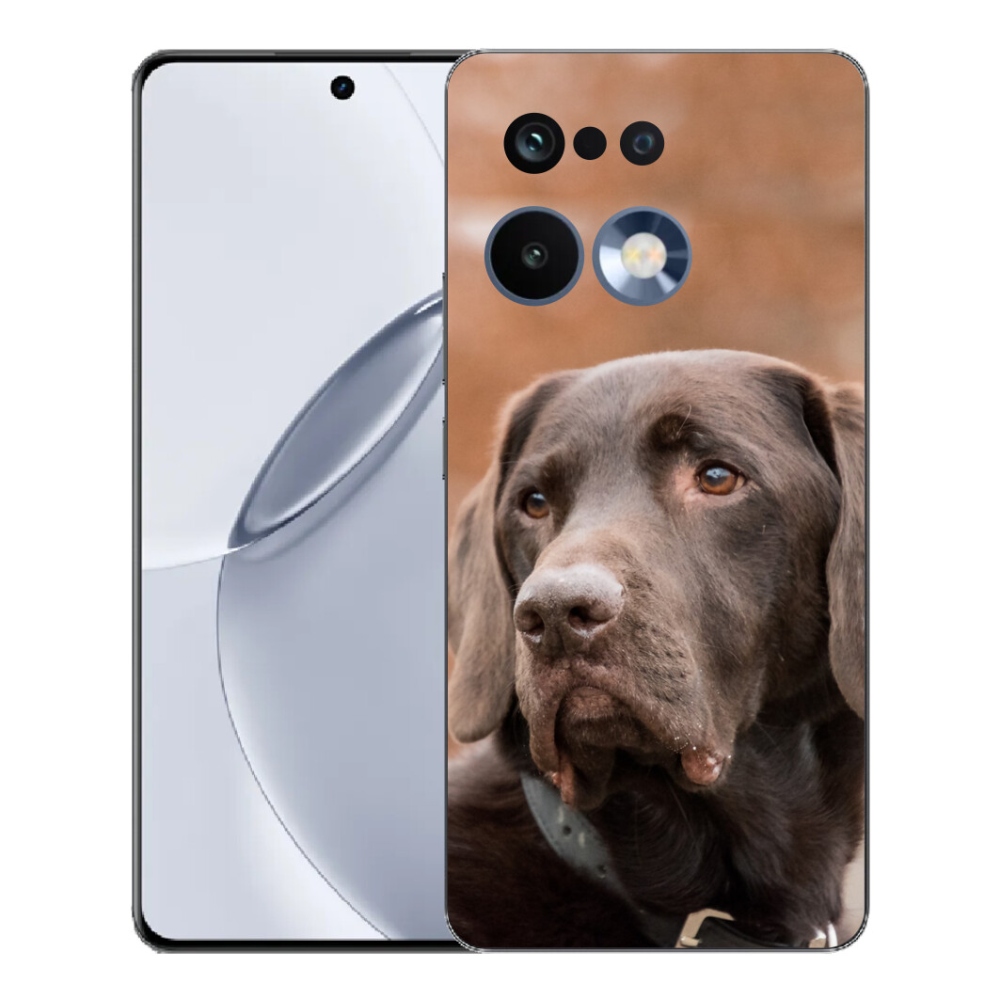 Gelový kryt mmCase na Realme 16 Pro+ - hnědý labrador