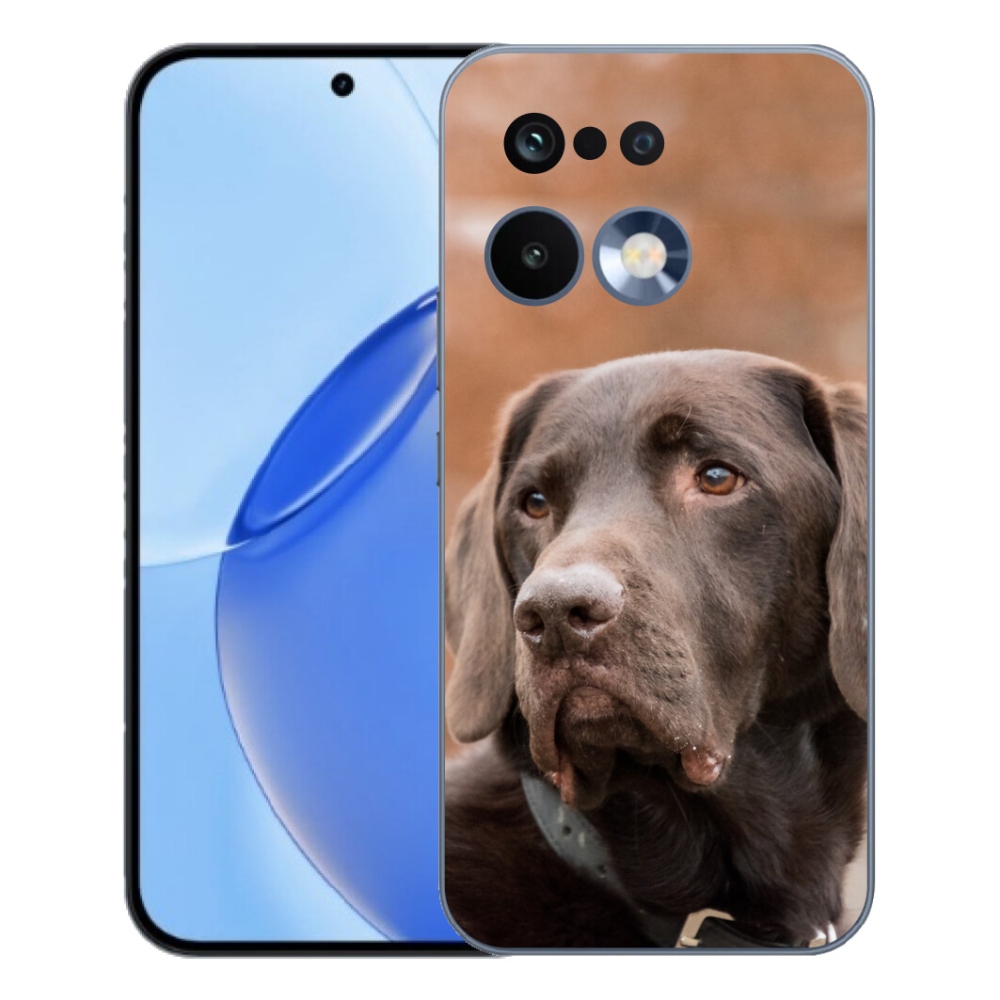 Gelový kryt mmCase na Realme 16 Pro - hnědý labrador