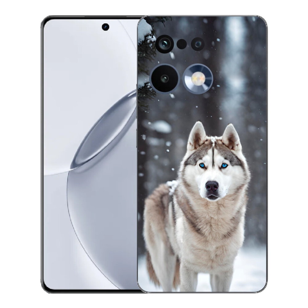 Gelový kryt mmCase na Realme 16 Pro+ - husky 2