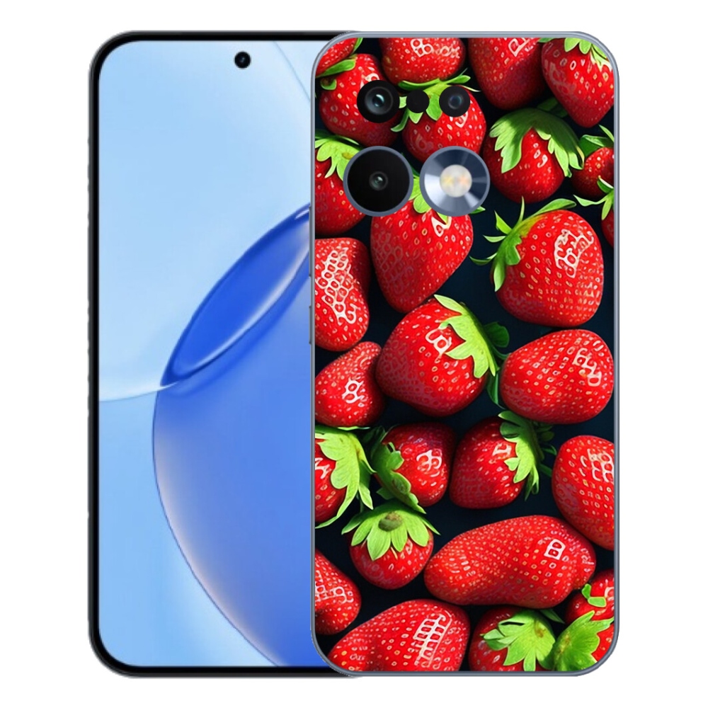 Gelový kryt mmCase na Realme 16 Pro - jahody