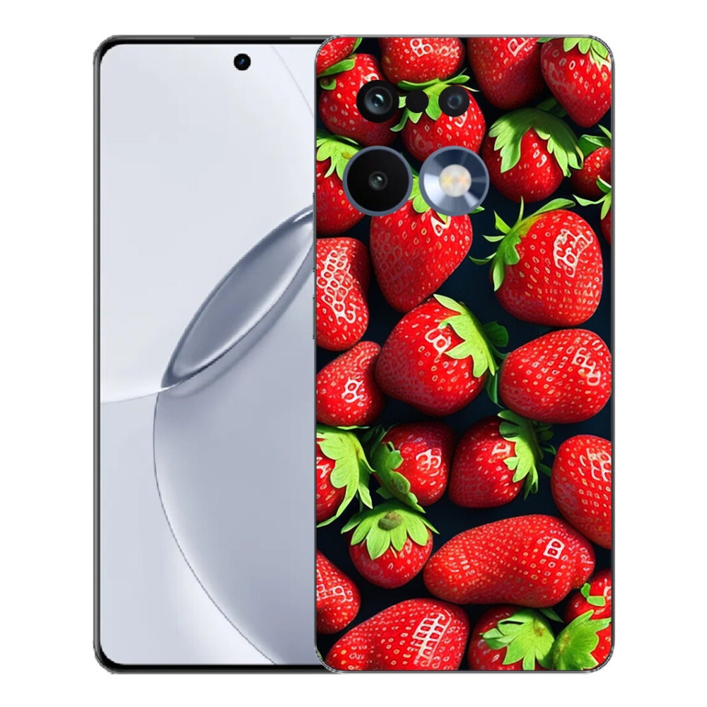 Gelový kryt mmCase na Realme 16 Pro+ - jahody