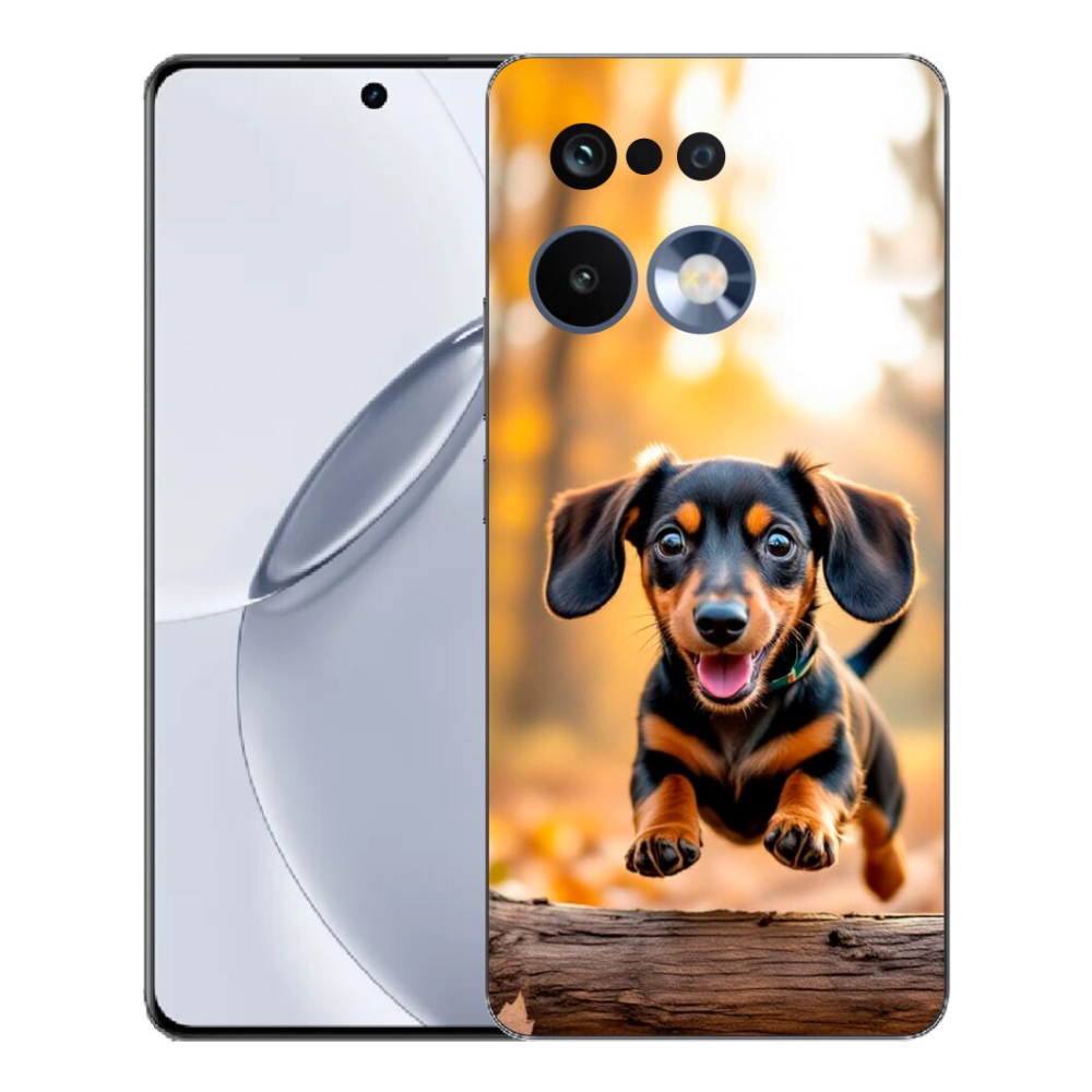 Gelový kryt mmCase na Realme 16 Pro+ - jezevčík 2