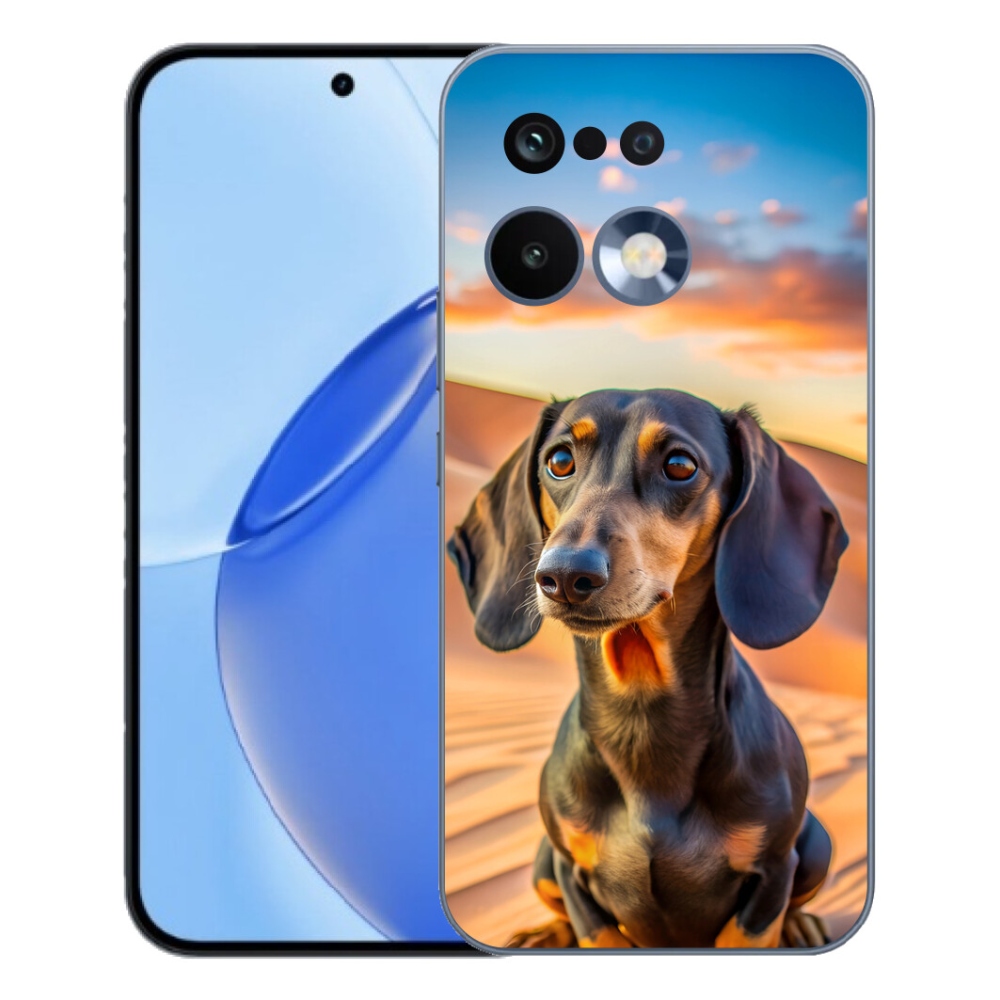 Gelový kryt mmCase na Realme 16 Pro - jezevčík 3 