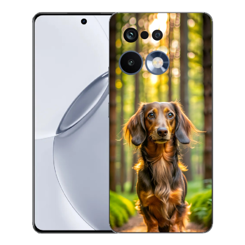 Gelový kryt mmCase na Realme 16 Pro+ - jezevčík 4