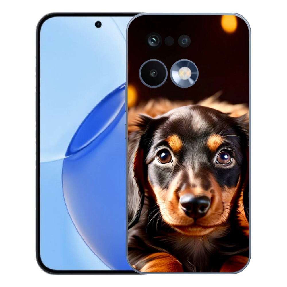 Gelový kryt mmCase na Realme 16 Pro - jezevčík