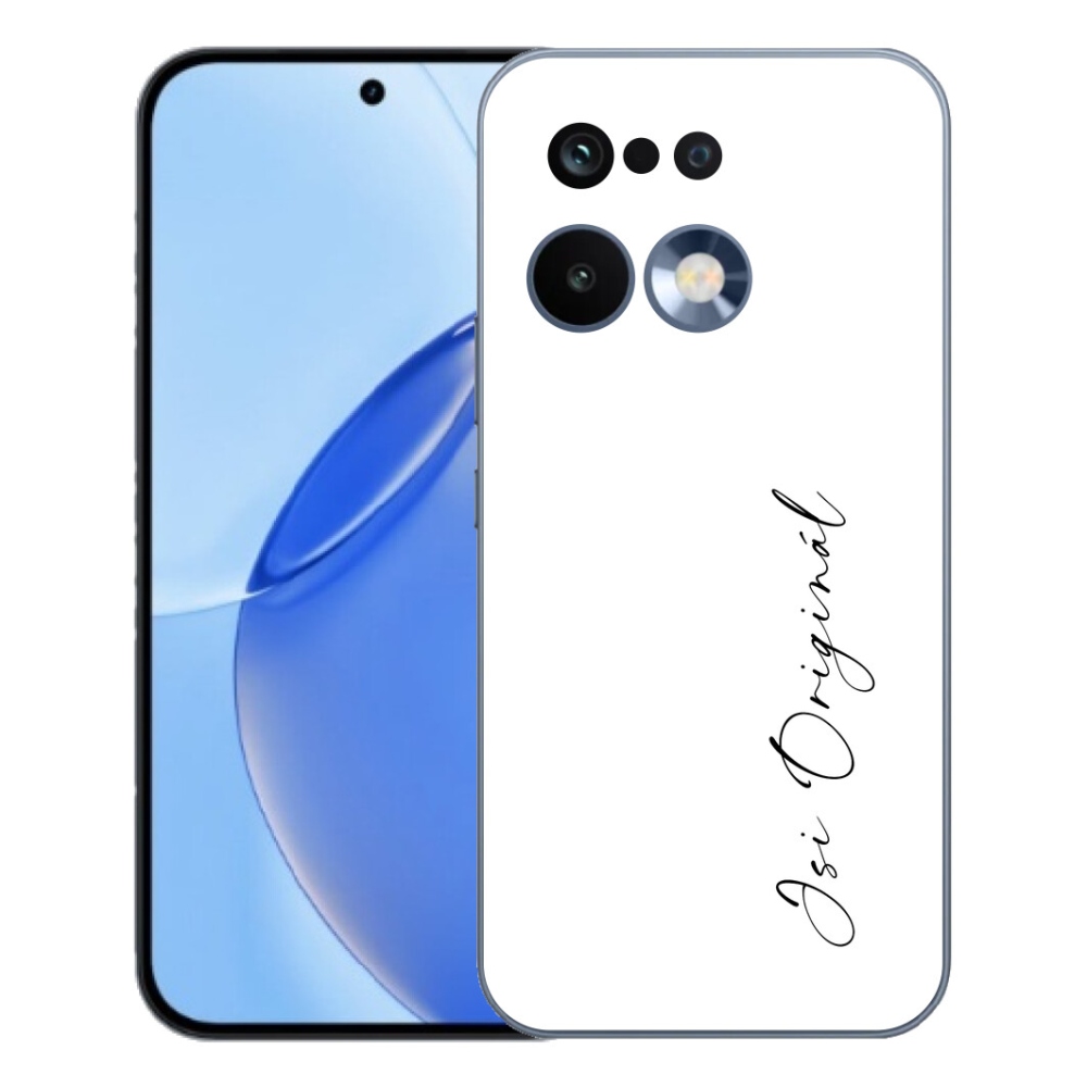 Gelový kryt mmCase na Realme 16 Pro - jsi originál bílé pozadí