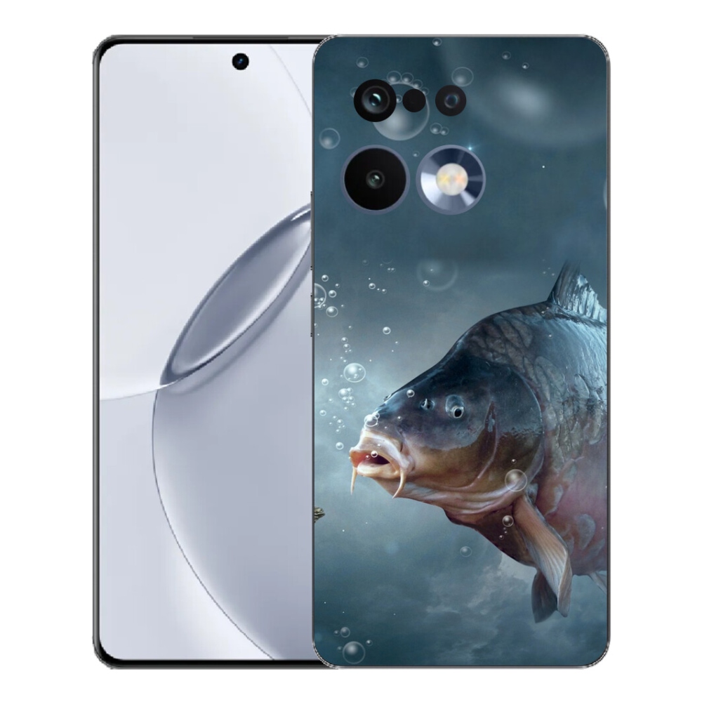 Gelový kryt mmCase na Realme 16 Pro+ - kapr a bublinky