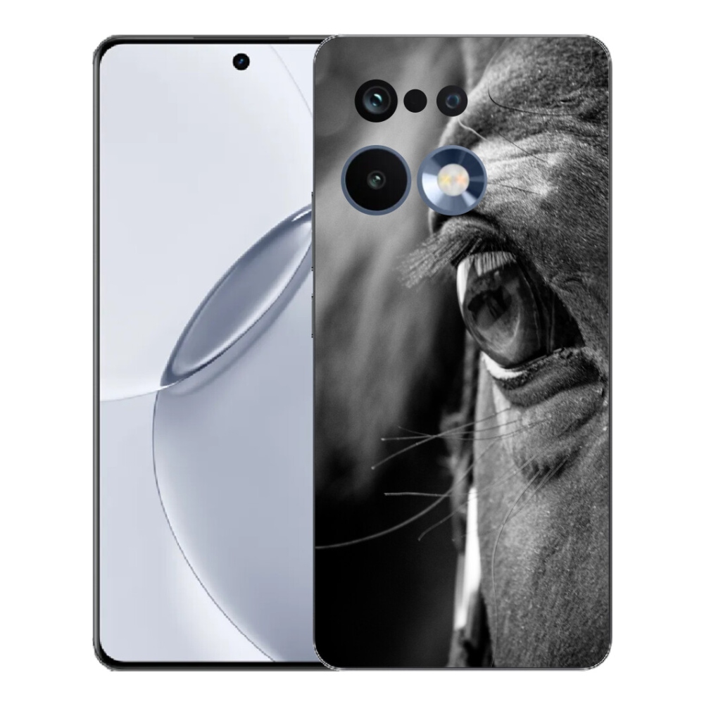 Gelový kryt mmCase na Realme 16 Pro+ - koňský pohled