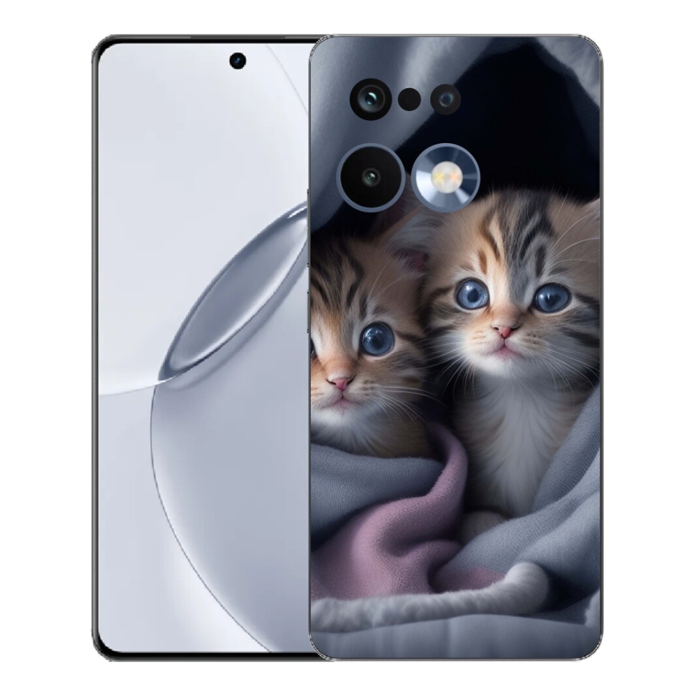 Gelový kryt mmCase na Realme 16 Pro+ - kočičí duo 2