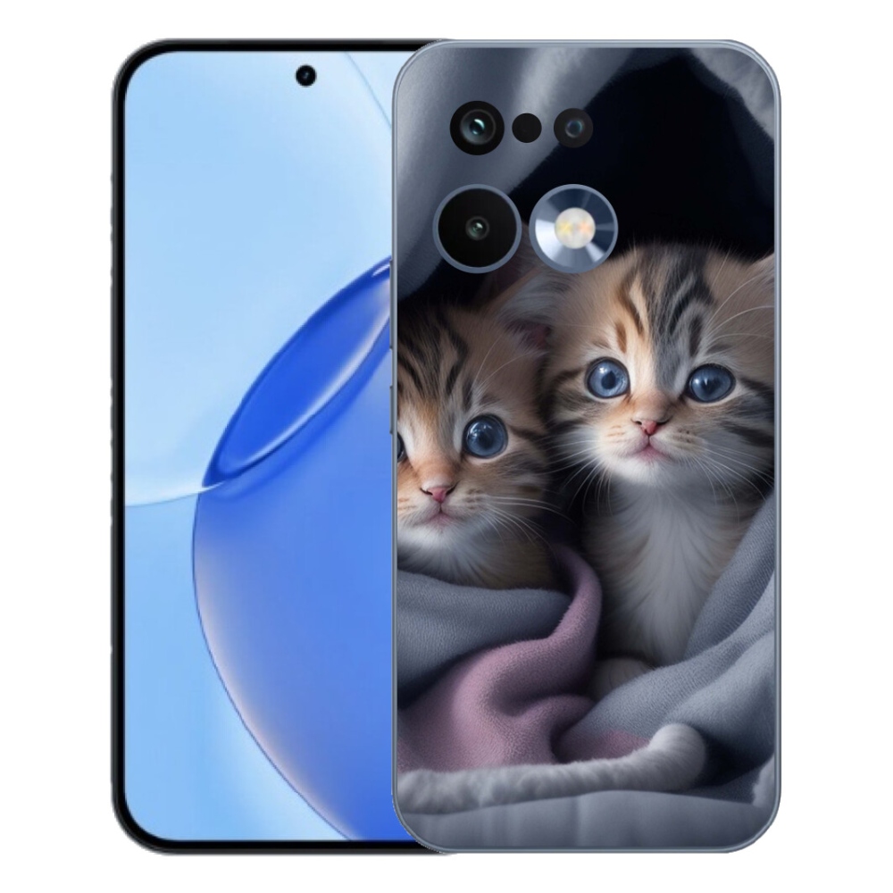 Gelový kryt mmCase na Realme 16 Pro - kočičí duo 2