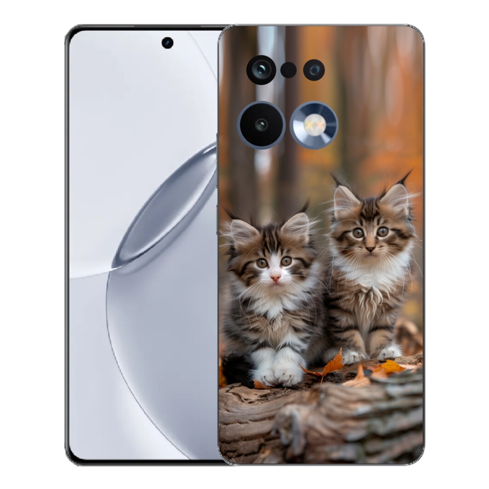 Gelový kryt mmCase na Realme 16 Pro+ - kočičí duo 3