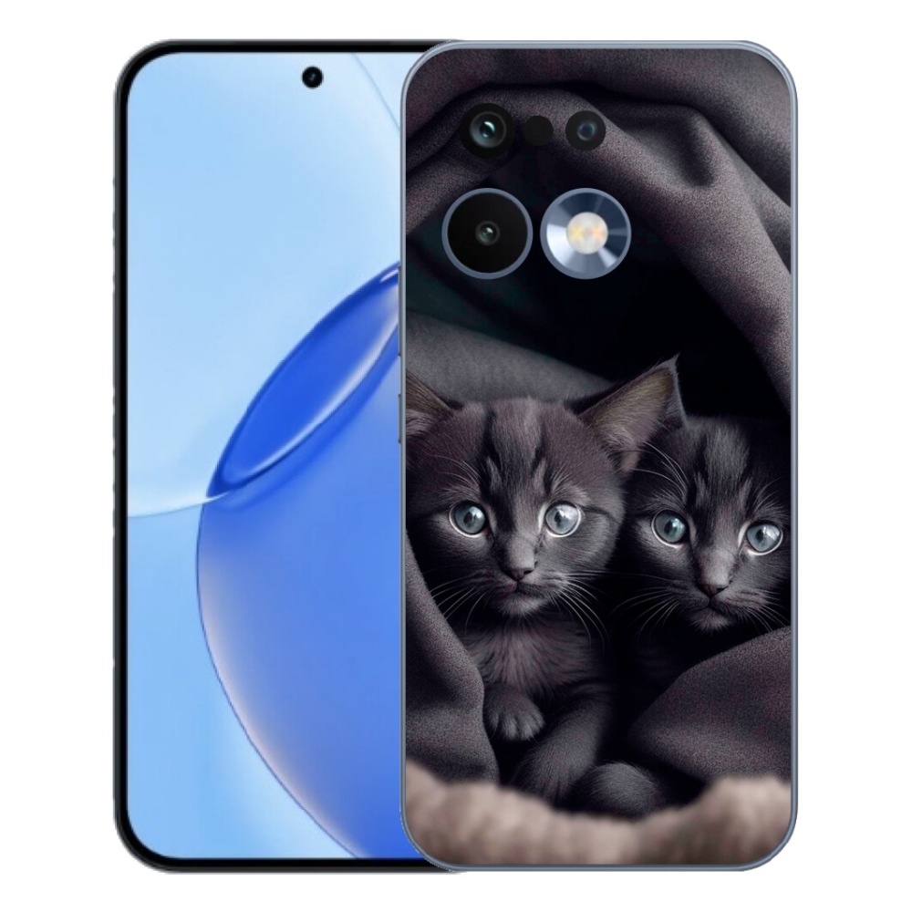 Gelový kryt mmCase na Realme 16 Pro - kočičí duo