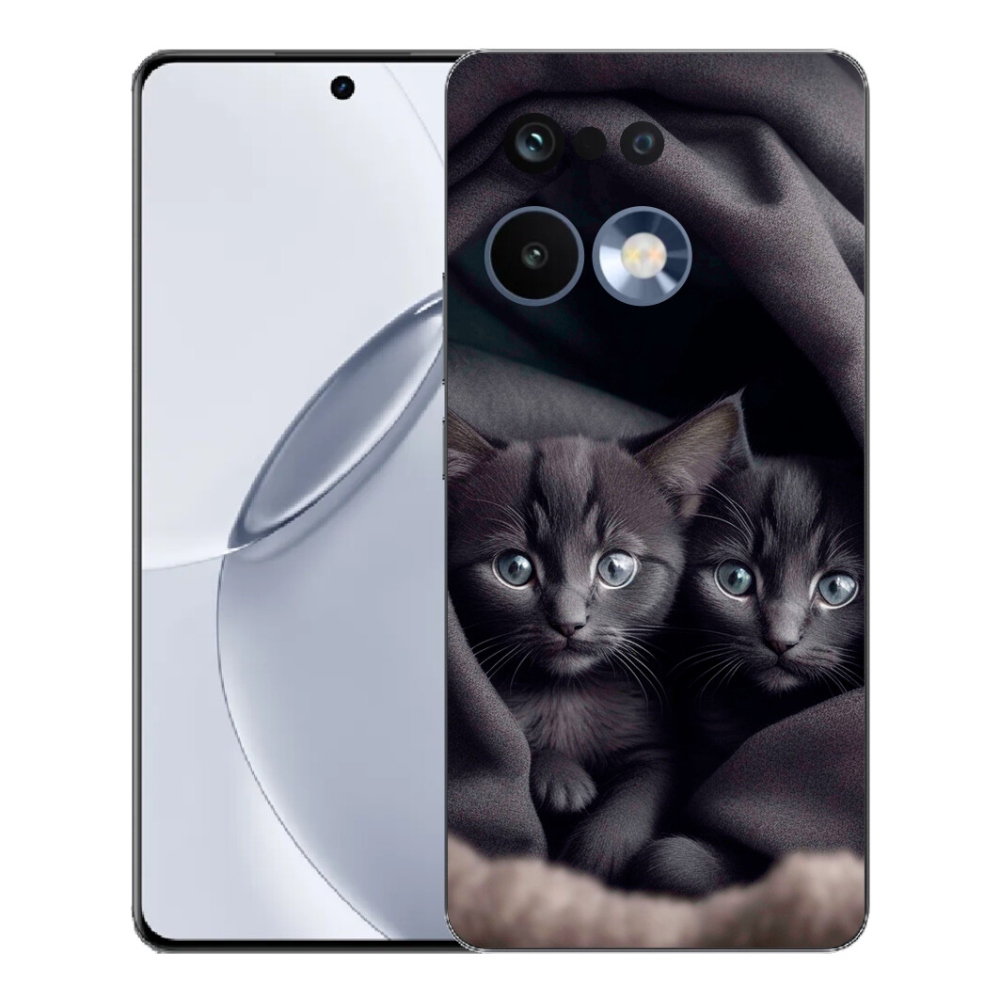 Gelový kryt mmCase na Realme 16 Pro+ - kočičí duo