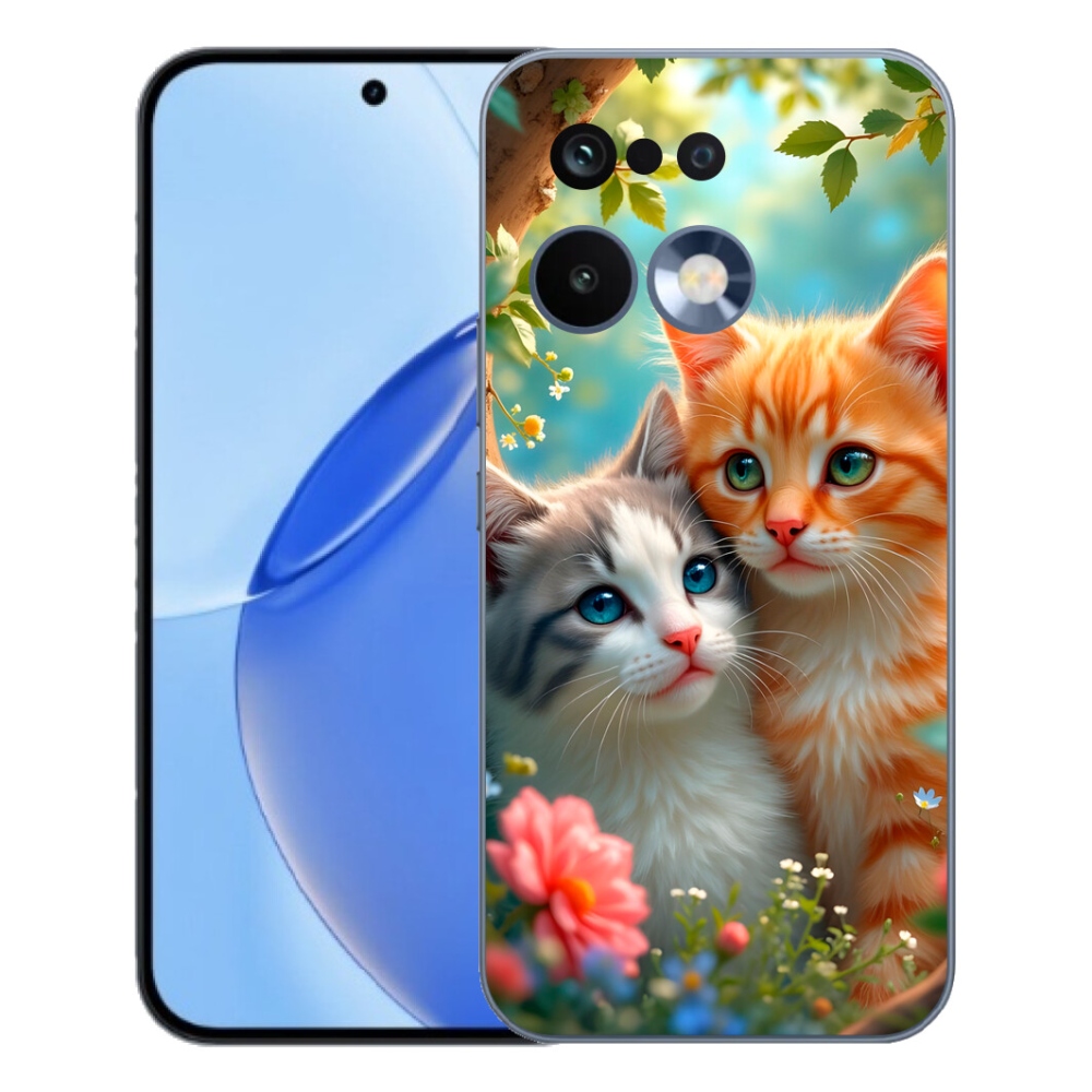 Gelový kryt mmCase na Realme 16 Pro - kočičí láska 2