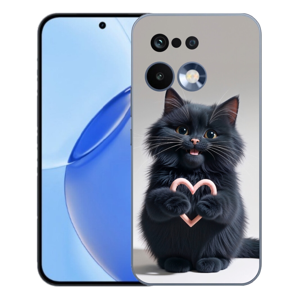 Gelový kryt mmCase na Realme 16 Pro - kočičí láska 3