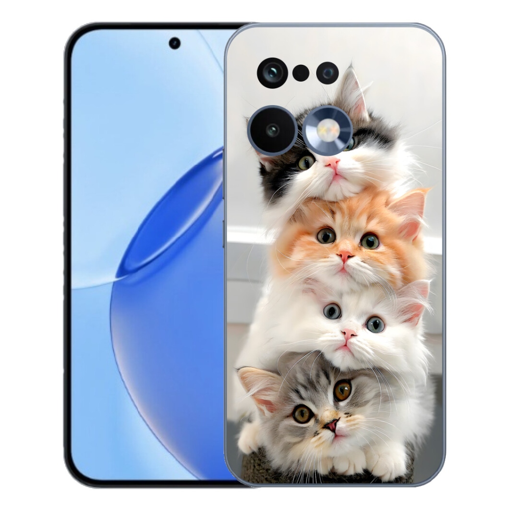 Gelový kryt mmCase na Realme 16 Pro - kočičí parta
