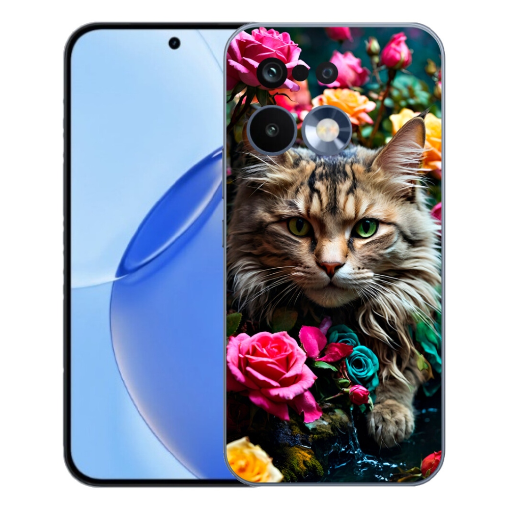 Gelový kryt mmCase na Realme 16 Pro - kočíčí pohled 2