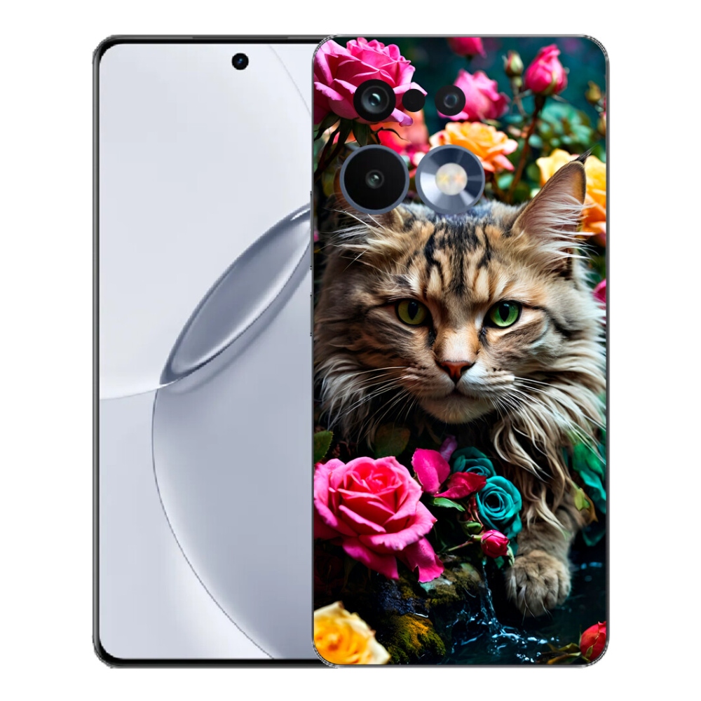 Gelový kryt mmCase na Realme 16 Pro+ - kočíčí pohled 2