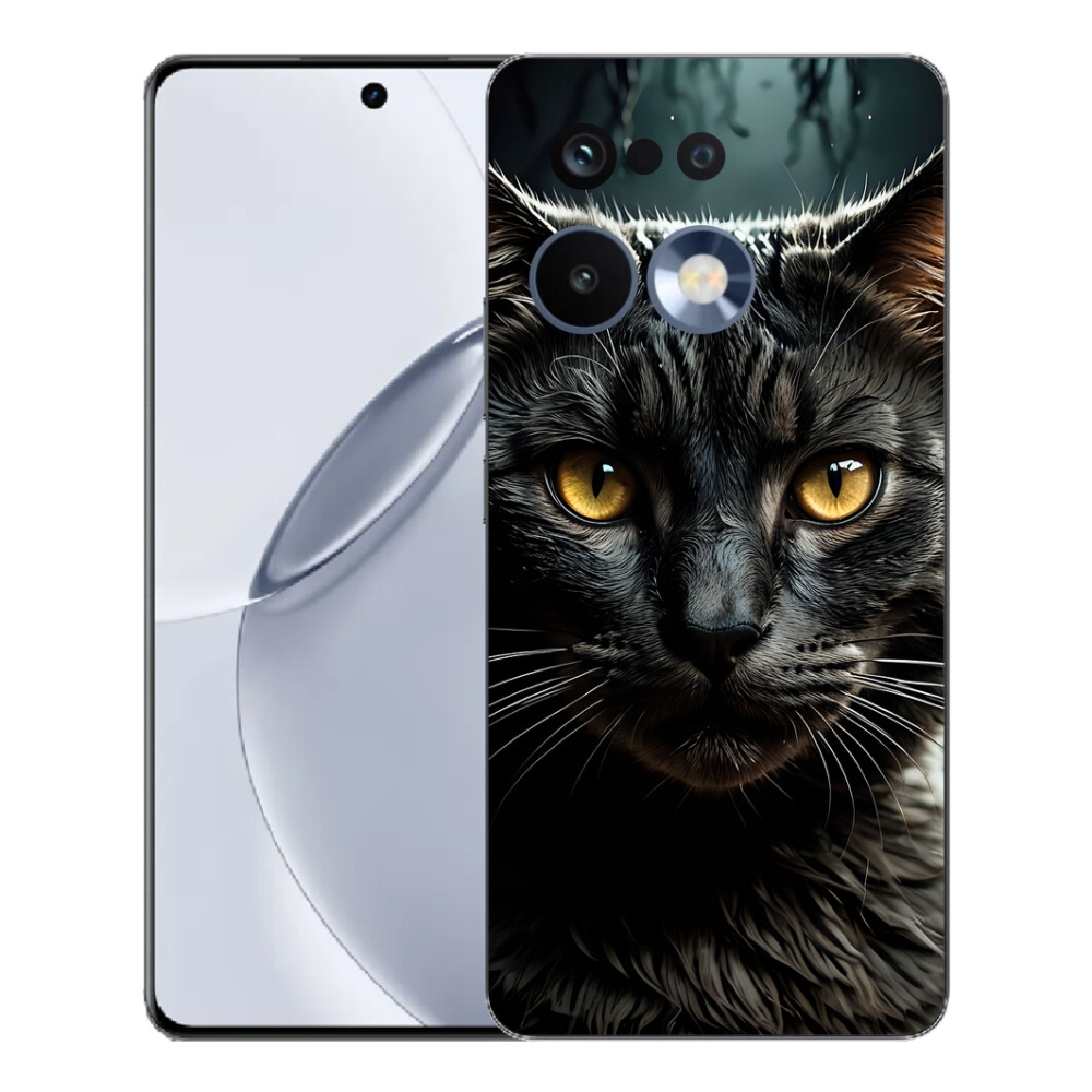Gelový kryt mmCase na Realme 16 Pro+ - kočičí pohled 3