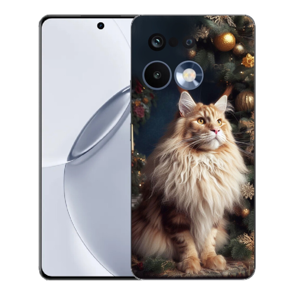 Gelový kryt mmCase na Realme 16 Pro+ - kočka u stromku