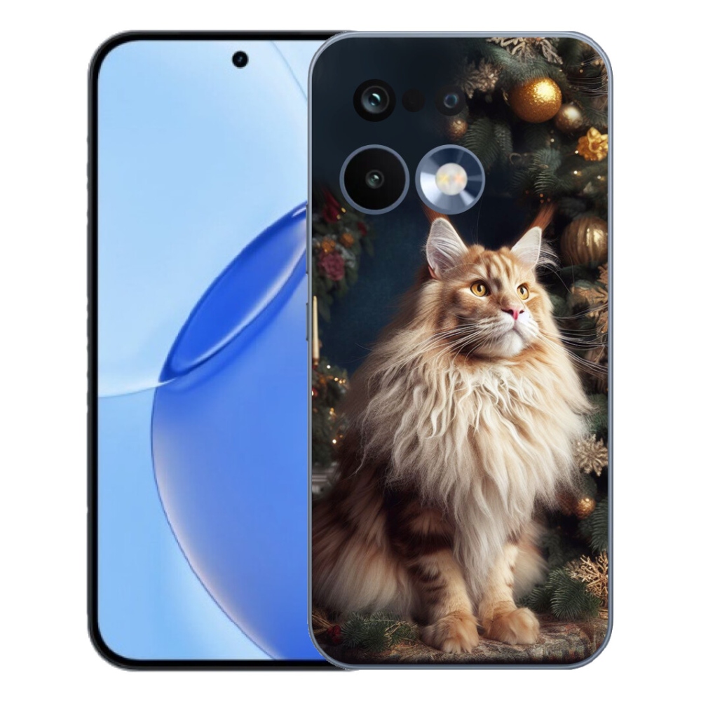 Gelový kryt mmCase na Realme 16 Pro - kočka u stromku
