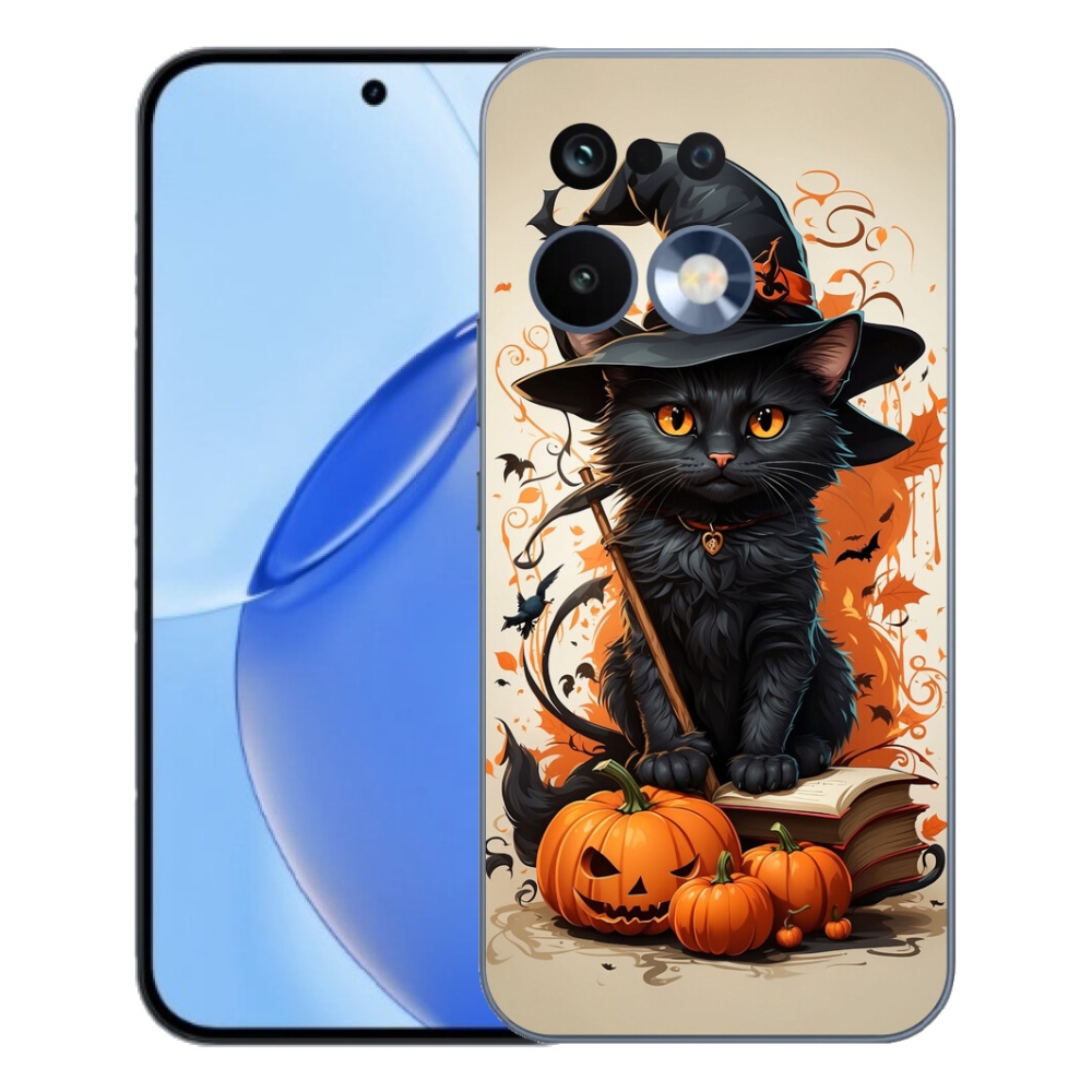 Gelový kryt mmCase na Realme 16 Pro - kocour čaroděj