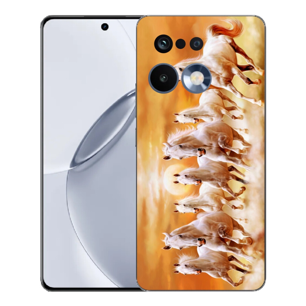 Gelový kryt mmCase na Realme 16 Pro+ - koně 2