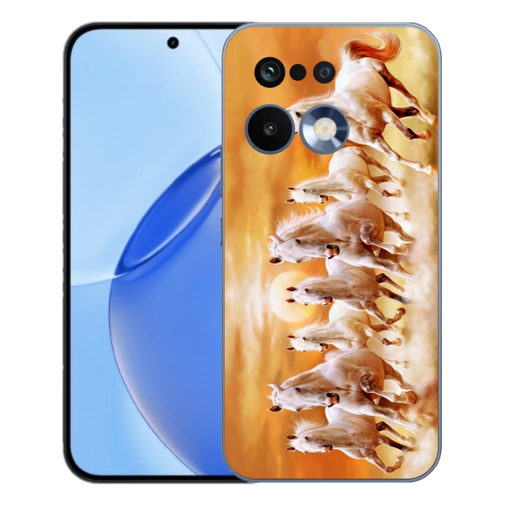 Gelový kryt mmCase na Realme 16 Pro - koně 2